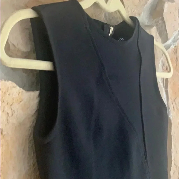 Few Moda Black Mesh Cut-out Exposed Zipper Dress - Picture 9 of 11